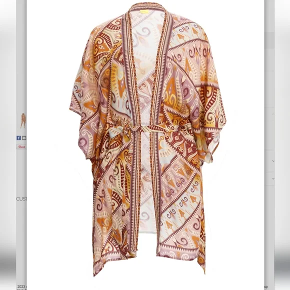 NWT AGUA BENDITA | Cora Leva Coverup Tunic - Picture 10 of 12